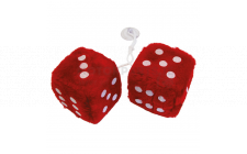 Image for Fuzzy dice red