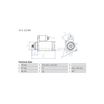 Image for Starter Motor