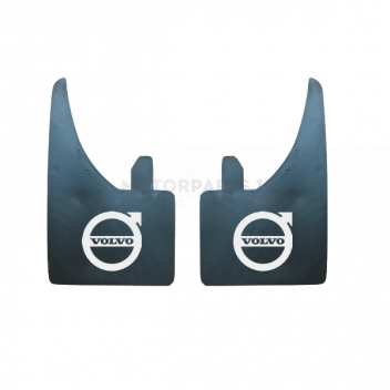 Image for MUD FLAPS (PAIR) VOLVO (WHITE)