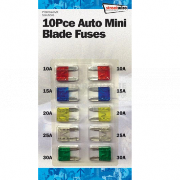 Image for 10 PCE  ZINC FUSE SET MINI