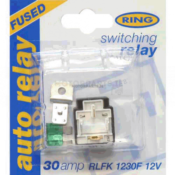 Image for RING 12V 30A FUSED RELAY