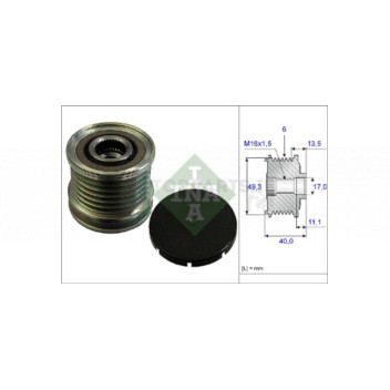 Image for Over-Running Alternator Pulley