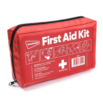 Image for EMERGENCY FIRST AID KIT WITH RED SOFT BAG