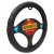 Image for BLACK COMFORT GRIP STEERING WHEEL COVER 37-39CM